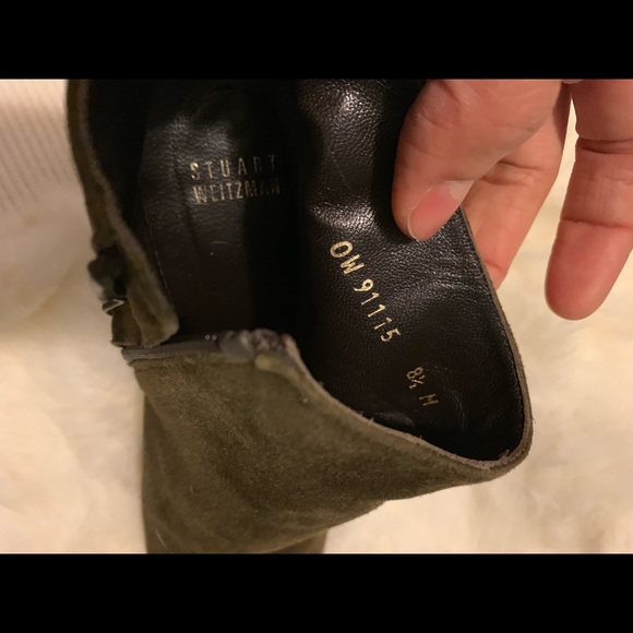Stuart Weitzman Demigran Suede Ankle Boot - Picture 6 of 7